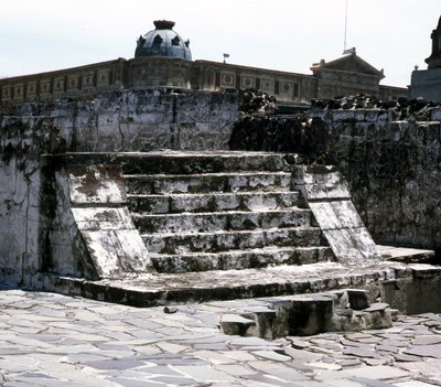 North Patio of Temple A, Templo Mayor, Late Post Classic period by Aztec